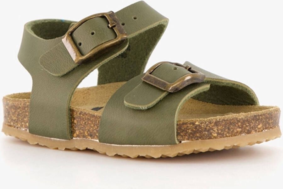 Groot bio kinder sandalen kaki groen