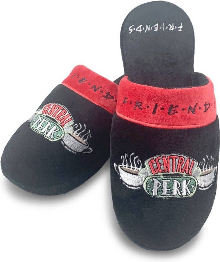 Merkloos Sans marque FRIENDS Central Perk Black Mule Slippers S38