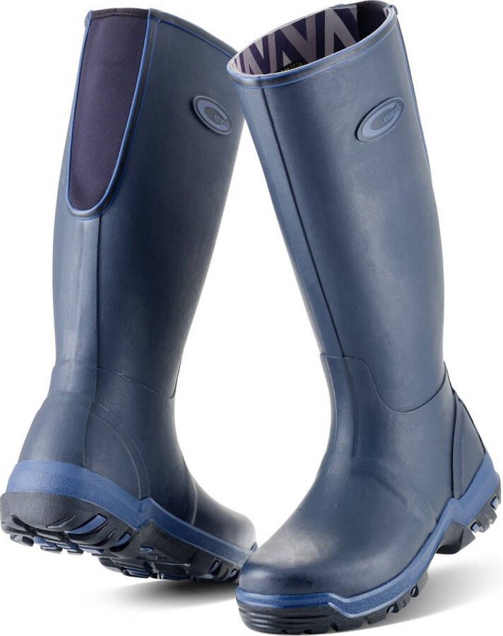 Grubs Damen Gummistiefel Rainline Wellies Blue