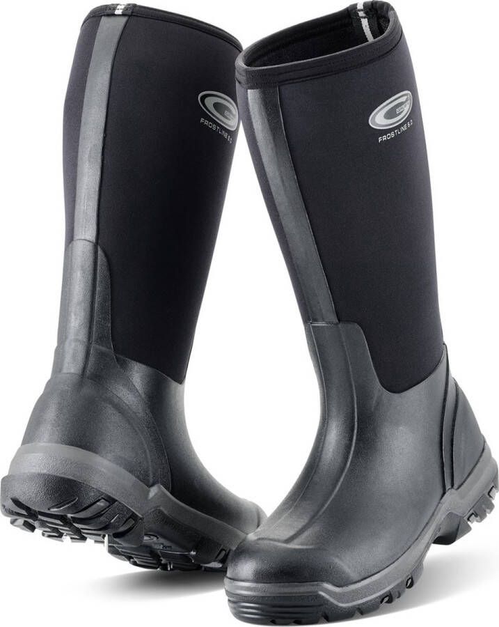 Grubs Gummistiefel Frostline Unisex Classic Wellies Black