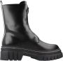 GUESS Annia leren enkelboots zwart wit - Thumbnail 2