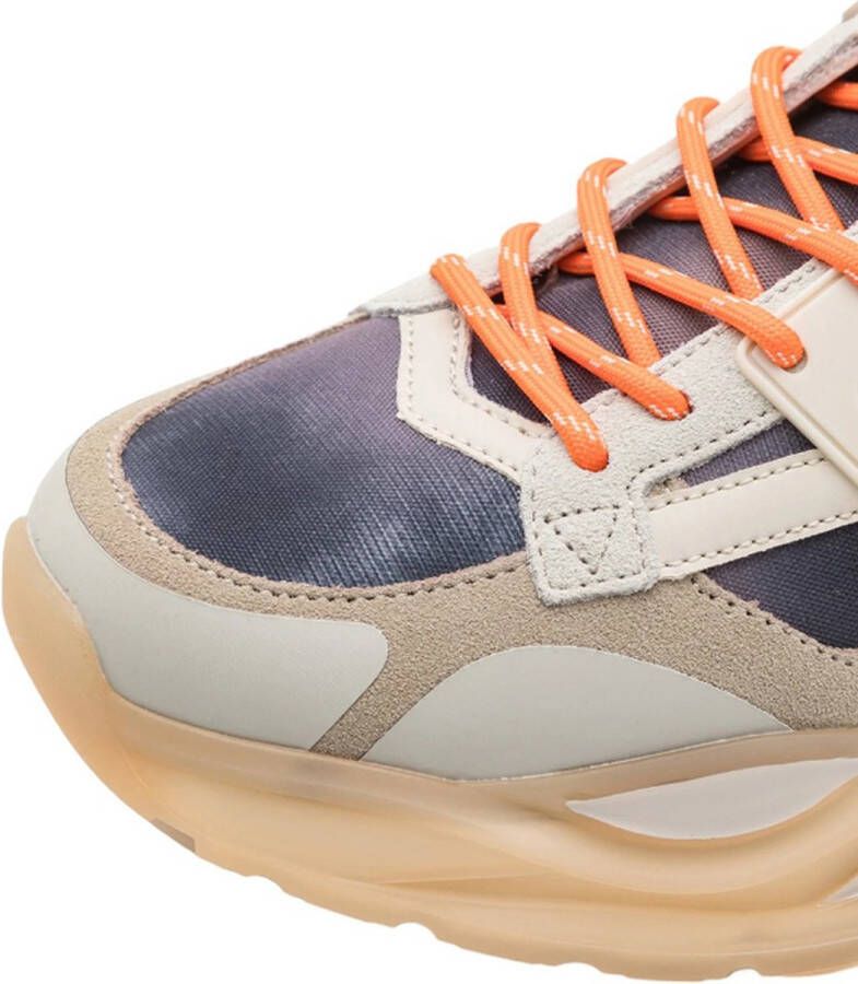 GUESS belluno low fmjbel lea12 beige orange