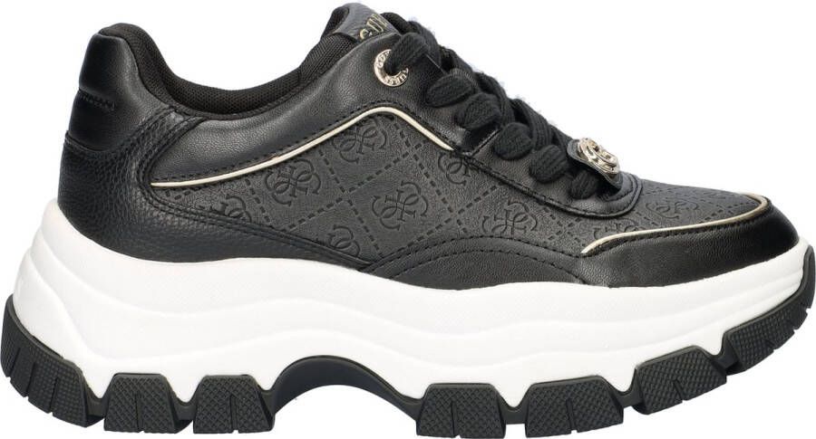 Guess Chunky Ecoleather Logo Sneakers Black Dames