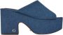 Guess Katoenen hakken pumps voor vrouwen Blue Dames - Thumbnail 1