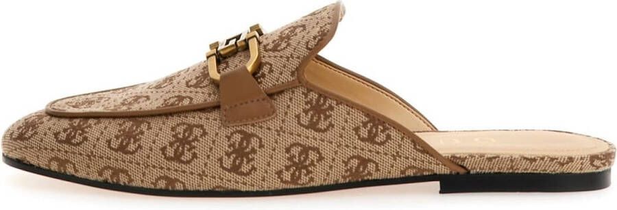 GUESS Bommiya3 Dames Mocassins Beige Bruin