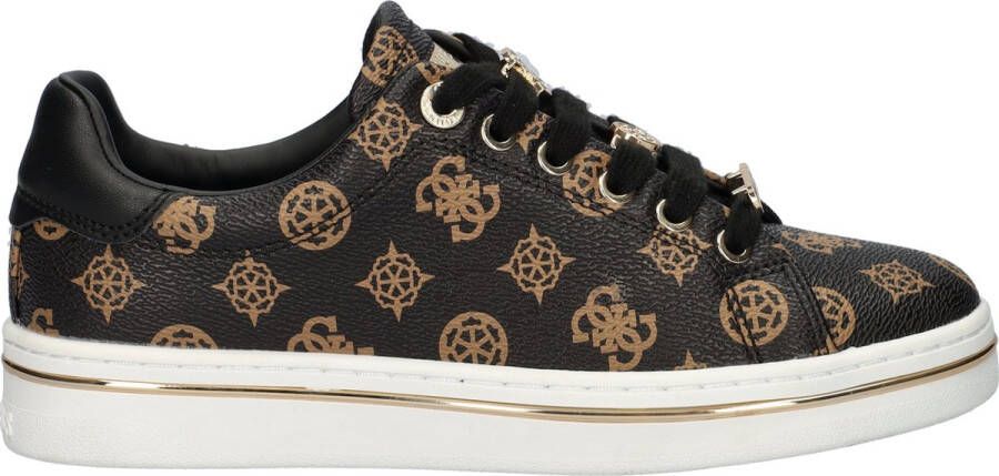 GUESS Brocr dames sneaker Bruin multi