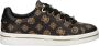 GUESS Brocr dames sneaker Bruin multi - Thumbnail 1