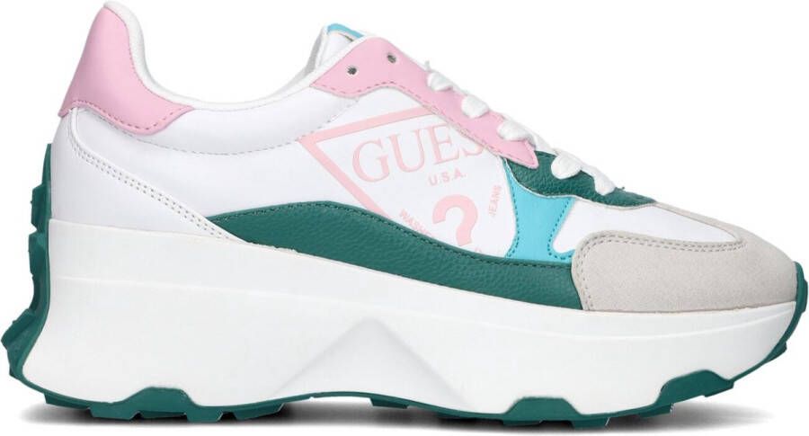 Guess Witte en Multicolor Mode Sneakers Flpcb7Ele12 Multicolor Dames