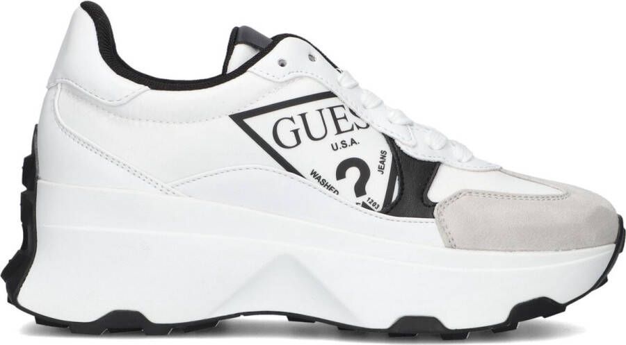 GUESS Calebb Lage sneakers Dames Wit