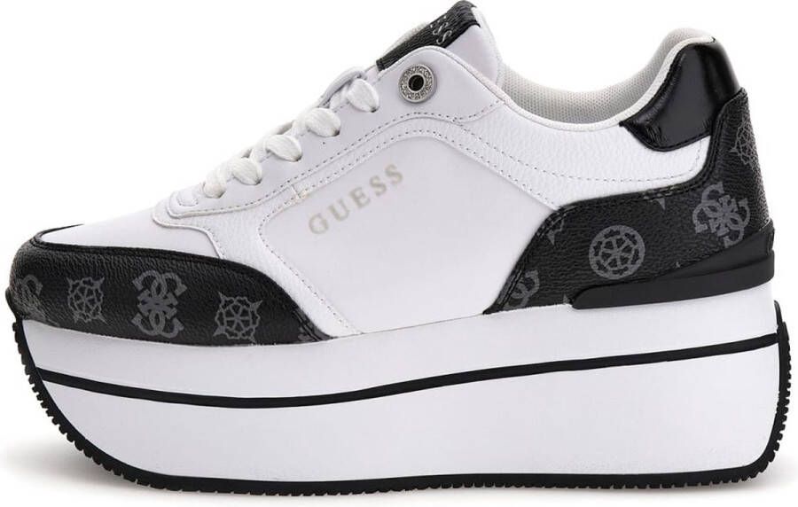 Guess Multicolor Moderne Sneakers voor Vrouwen White Dames