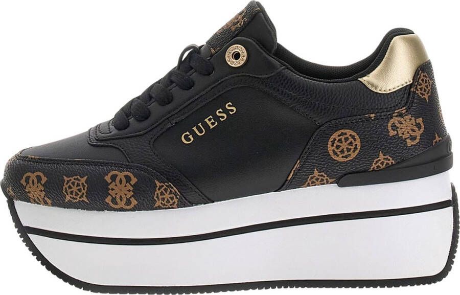 Guess Platform Sneaker voor modebewuste vrouwen Black Dames