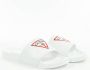 Guess Iconische Logo Sliders Platte Schoenen White Heren - Thumbnail 1