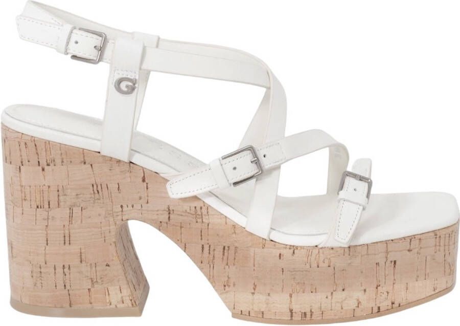 Guess Verhoog je stijl met hoge hak sandalen Beige Dames