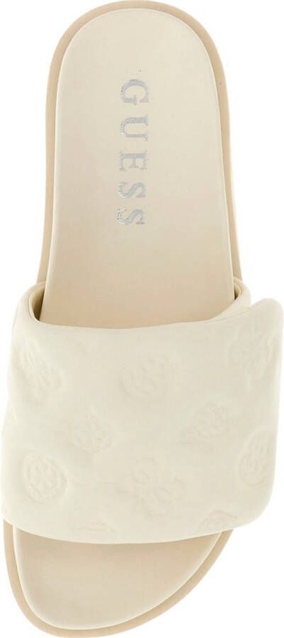 Guess Modieuze Dames Sliders voor een Stijlvolle Look Beige Dames