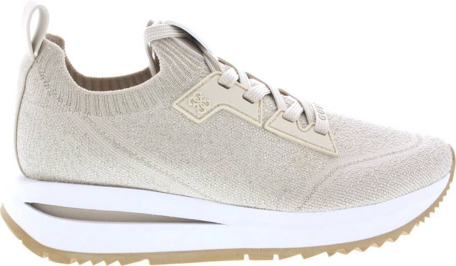 Guess Beige Polyester Sneaker voor vrouwen Beige Dames