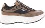 GUESS Dames Sneakers Kyrki Beige brown Bruin - Thumbnail 1