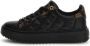 GUESS Dattice Dames Sneakers Laag Gewatteerd Black Brown - Thumbnail 2