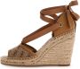 GUESS Diandra Dames Sandalen met Hak Beige Bruin - Thumbnail 1