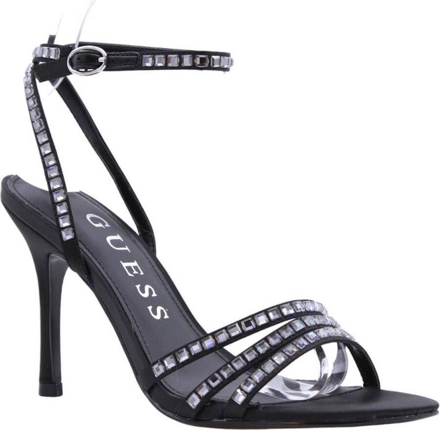 GUESS Divinit Dames Sandalen met Hak Zwart