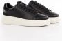 Guess Zwarte suède sneakers met logodetails Black Dames - Thumbnail 1