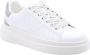 Guess Leren sneakers met strass Elbina White Heren - Thumbnail 1