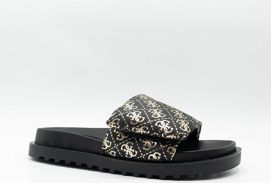 GUESS Fabetzy Slippers Dames Zwart