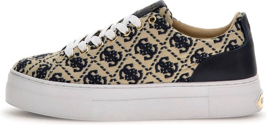 GUESS Gianele3 Dames Sneakers Laag Cream Navy