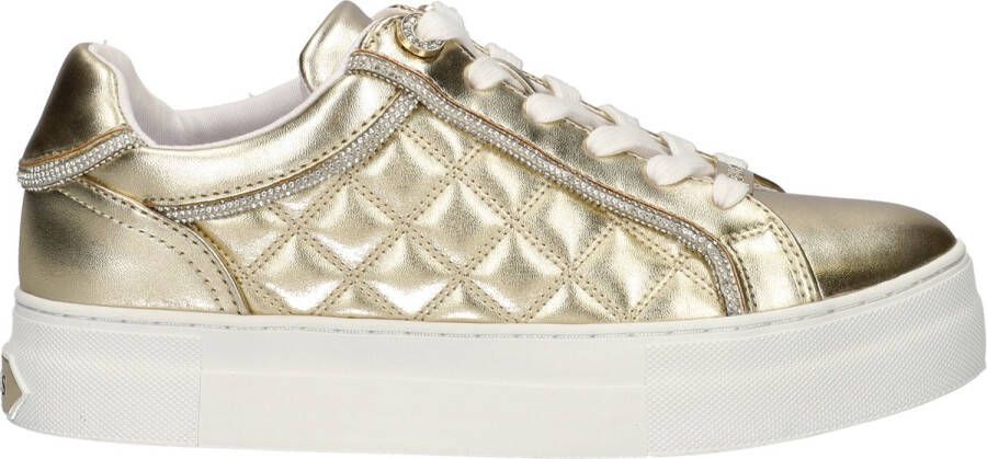 Guess Gouden sprankelende sneakers voor vrouwen Yellow Dames