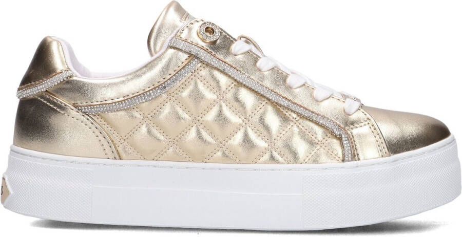 Guess Gouden sprankelende sneakers voor vrouwen Yellow Dames