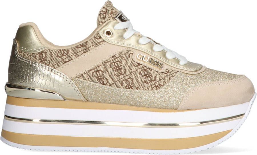 Guess Beige Lage Sneaker Hansin Glitter Multicolor Dames - Foto 3