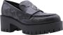 Guess Zwarte Casual Leren Mocassins voor Dames Black Dames - Thumbnail 1