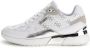 GUESS Moxea12 Dames Sneakers Hoog White Grey - Thumbnail 1