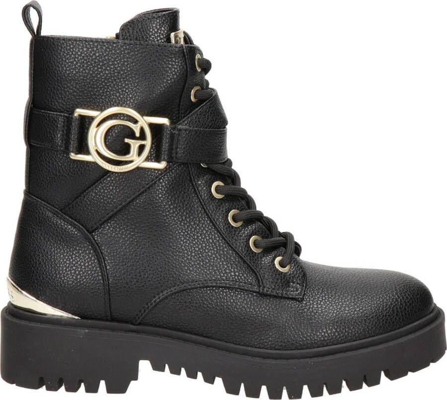 GUESS Odanna Veterboots Laarzen Met Veters Dames Zwart