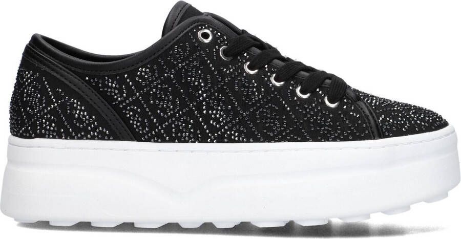 Guess Zwarte Queeny Lage Sneakers Black Dames