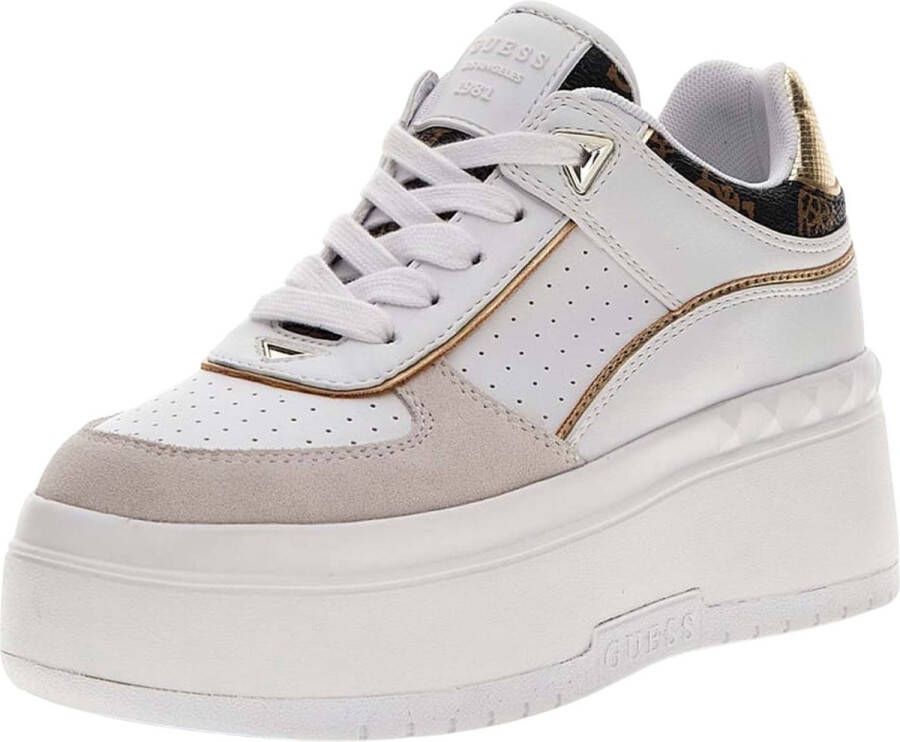 Guess Lage Schoenen Lente Zomer Collectie Vrouwen White Dames