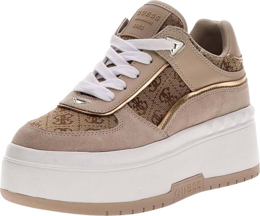 Guess Lente Zomer Dames Sneakers Collectie Beige Dames