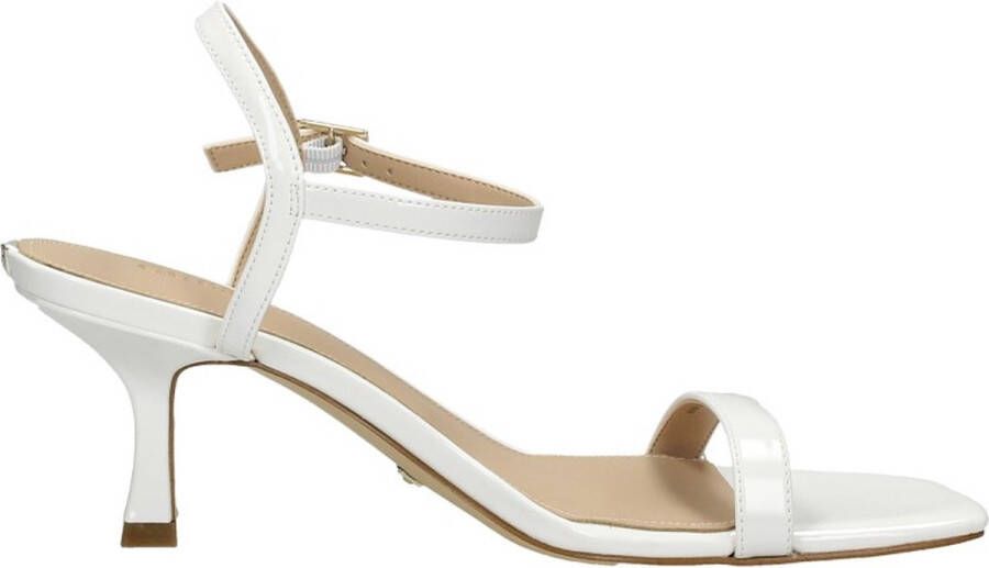 Guess Stijlvolle Witte Hoge Hak Sandalen White Dames