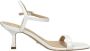 Guess Stijlvolle Witte Hoge Hak Sandalen White Dames - Thumbnail 1