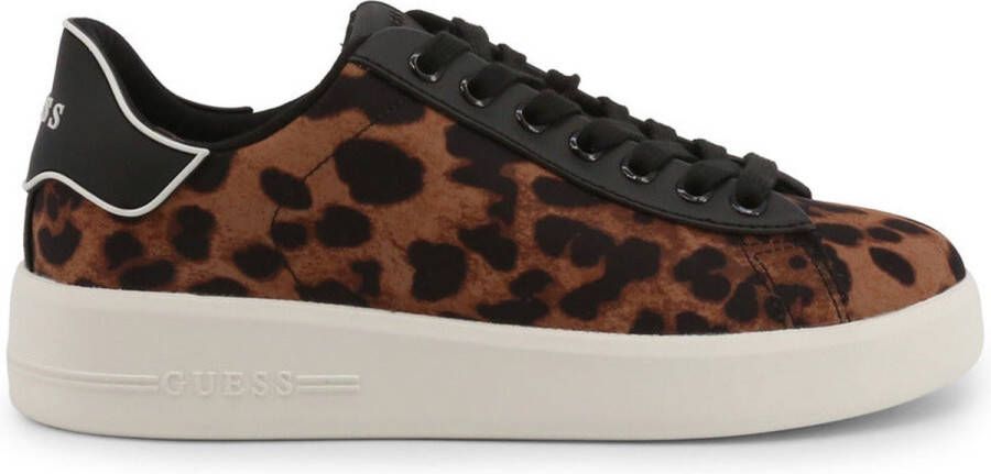 Guess Dames Herfst Winter Sneakers met Synthetisch Materiaal en Stoffen Bovenkant Black Dames