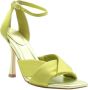 Guess Satin Sandaal met Vlechtwerk Groen Dames - Thumbnail 1