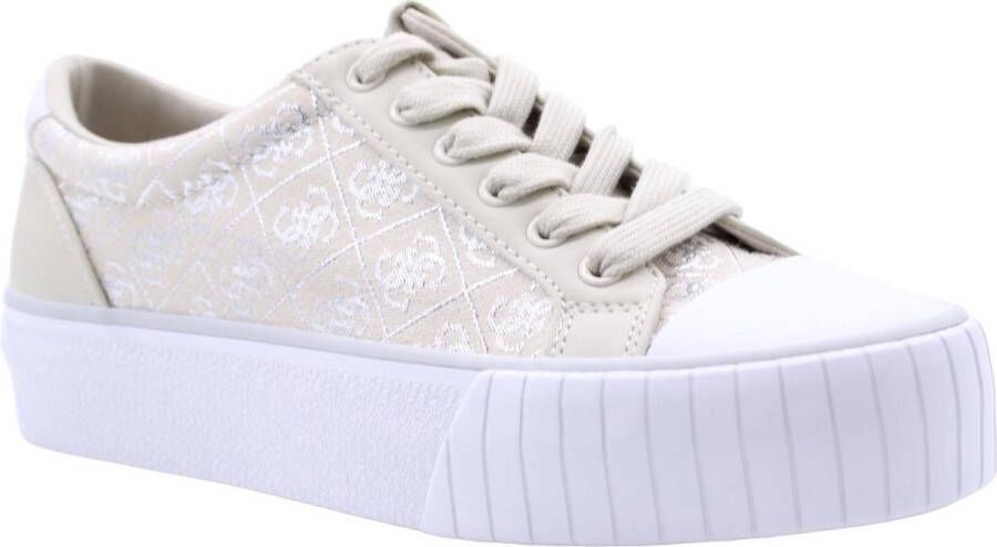 Guess Stijlvolle Kyra Sneaker voor Vrouwen Beige Dames - Foto 5