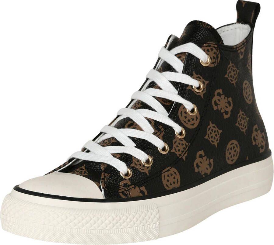 GUESS sneakers hoog nka Donkerbruin