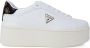 Guess Witte sportieve sneakers met rubberen zool White Dames - Thumbnail 1