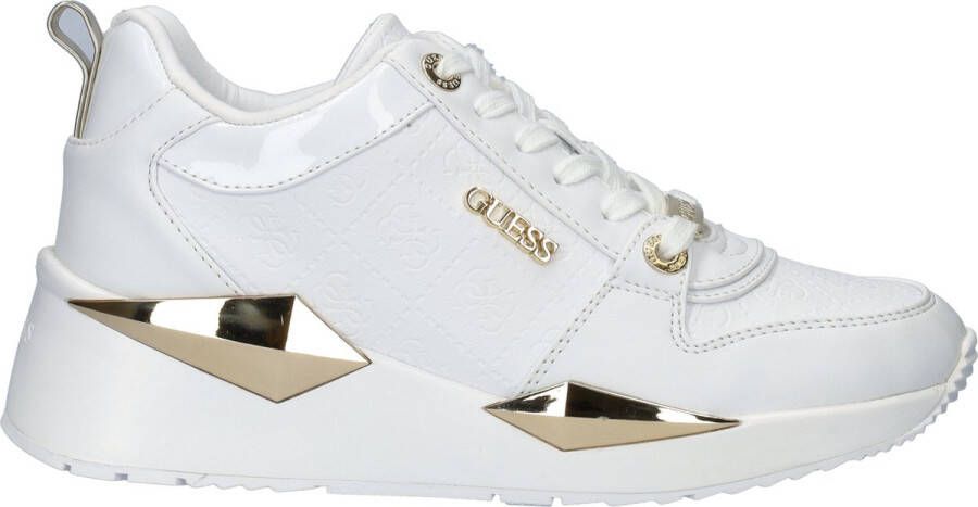 GUESS Tallyn Active Lady Leather Lik Dames Sneakers Wit