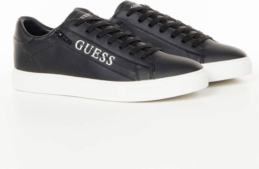 Guess Zwarte Casual Synthetische Sneakers Black Heren