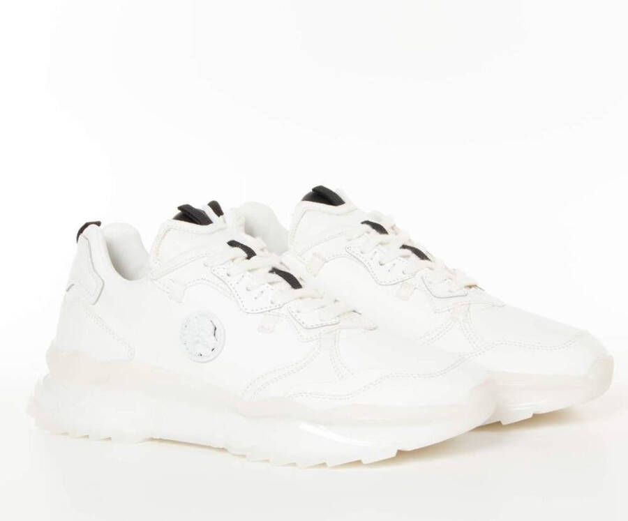 Guess Nieuwe Lion Herensneakers met Transparante Zool White Heren