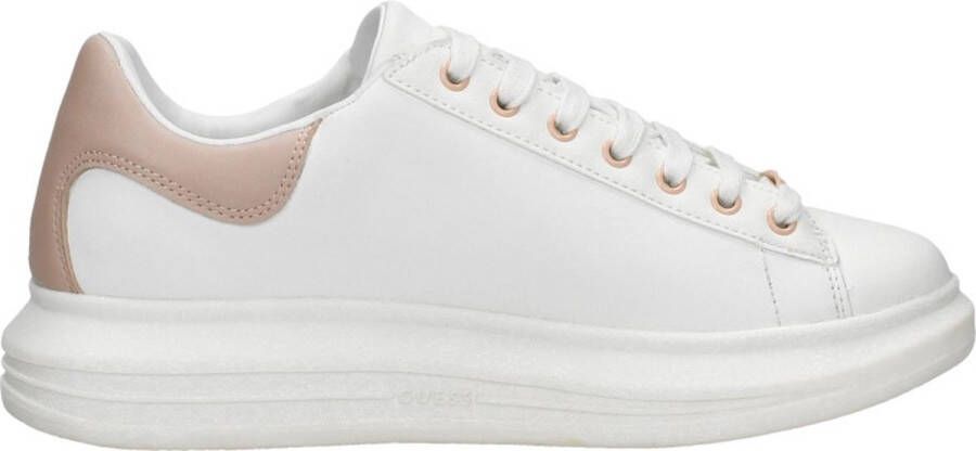 Guess Witte Leren Sneakers voor Dames White Dames