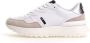 Guess Witte Vienna Sneaker Eco Leer Stof White Dames - Thumbnail 1