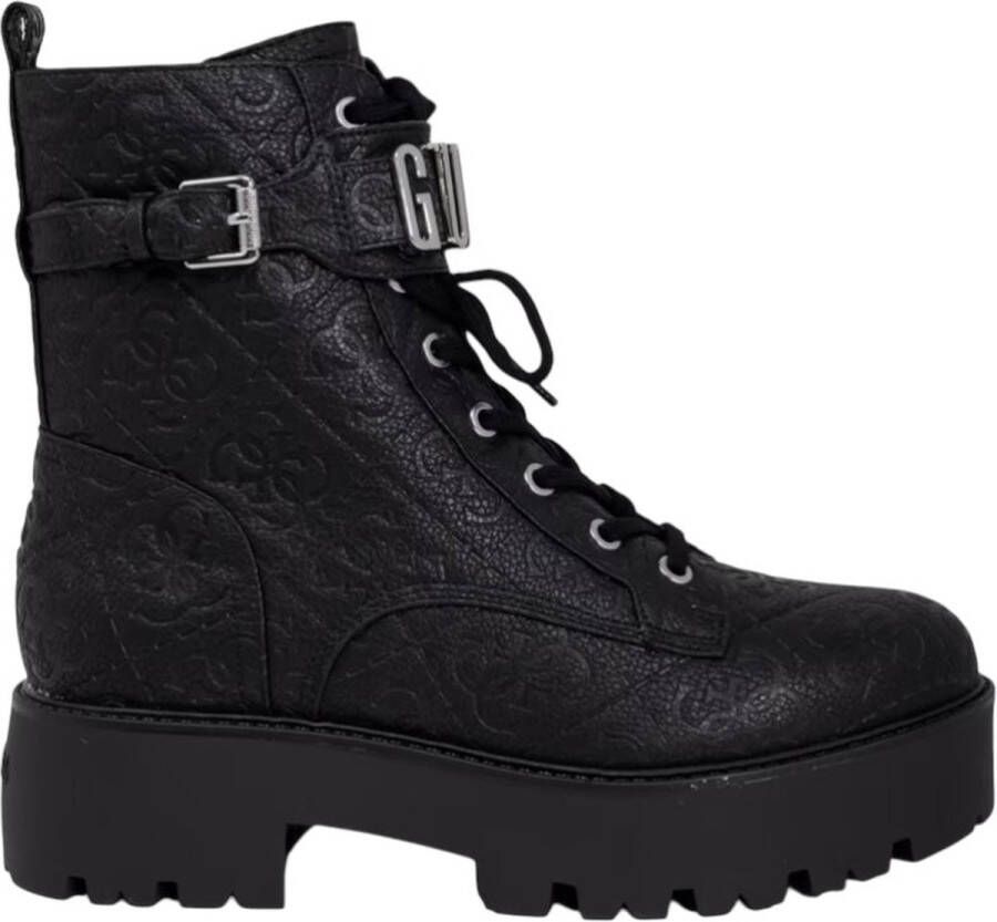 Guess Zwarte Polyurethaan Herfst Winter Laarzen Black Dames