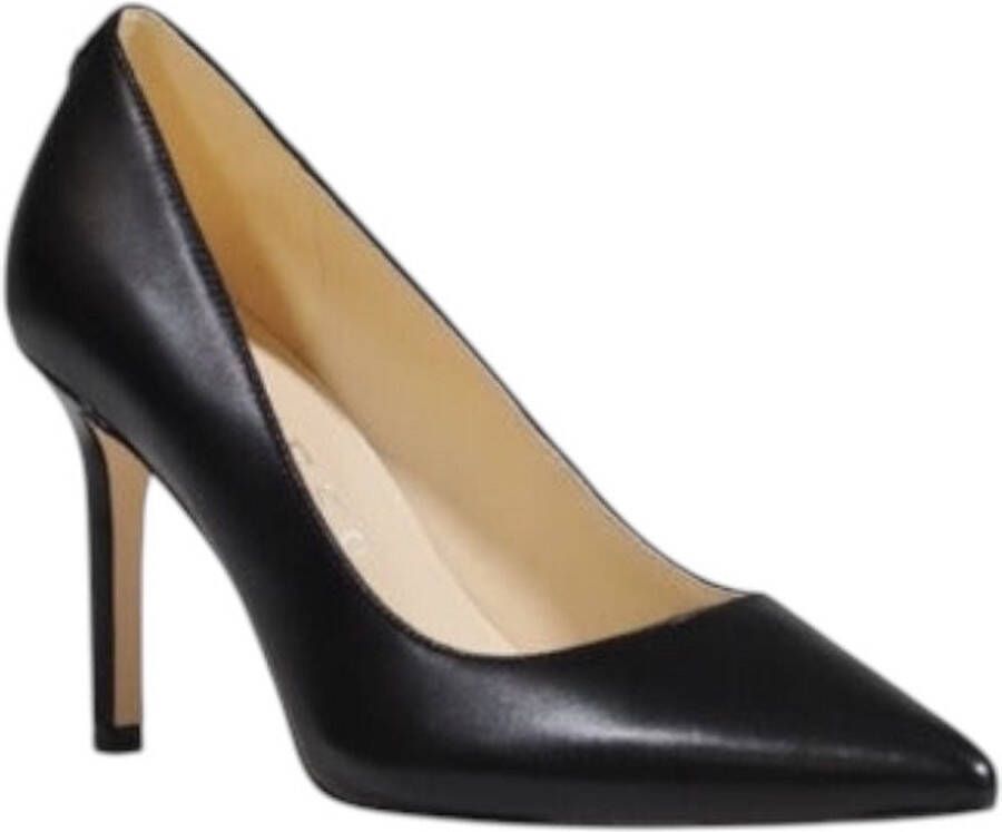 Guess Zwarte Leren Pumps Collectie Herfst Winter Black Dames